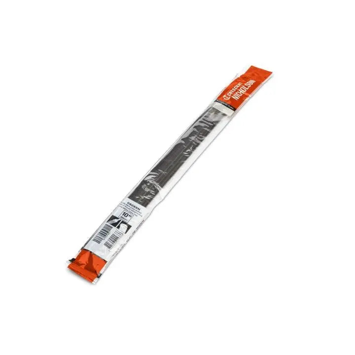 NICHOLSON Half Round Double Cut Smooth File, 10 in - GW 05059N NICHOLSON