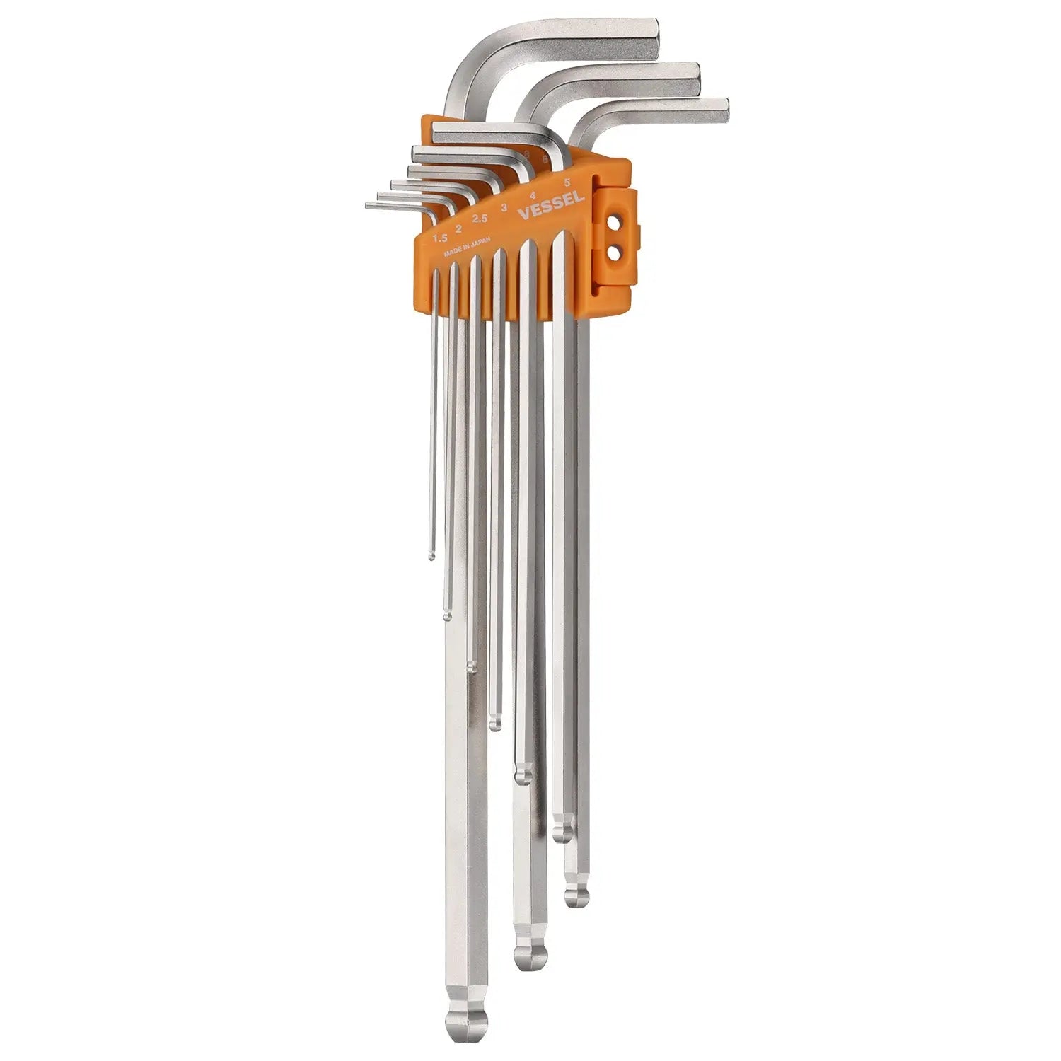 Vessel Tools Set of 9 Ball Point Long Wrench - VL 8309BPLU Vessel Tools