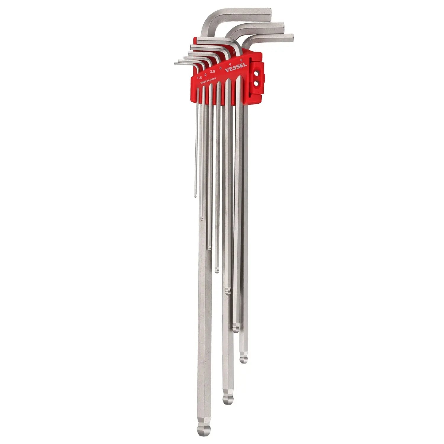Vessel Tools Set of 9 Ball Point Extra Long Wrench - VL 8309BPXLU Vessel Tools