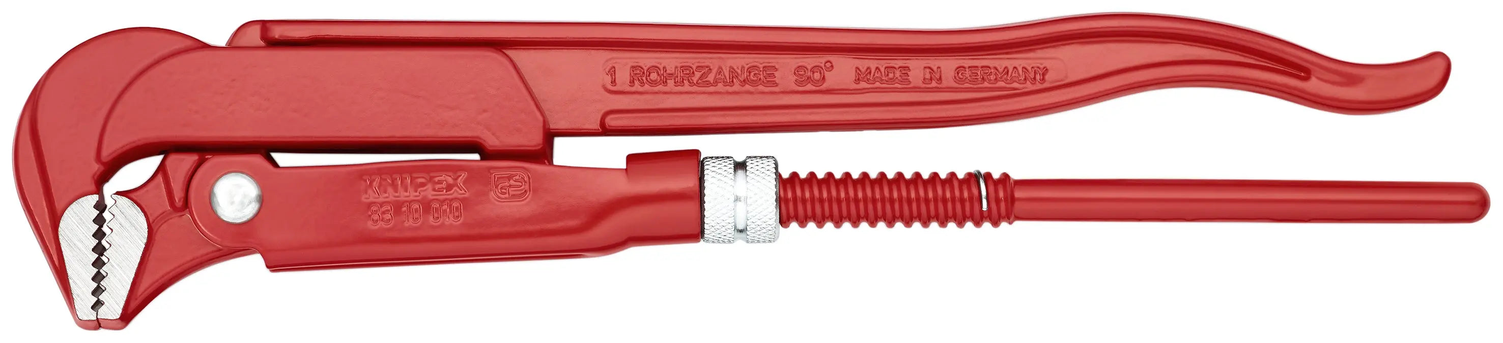 Knipex 83 10 010 KN | Swedish Pattern Pipe Wrench, 90 degree Angled Knipex