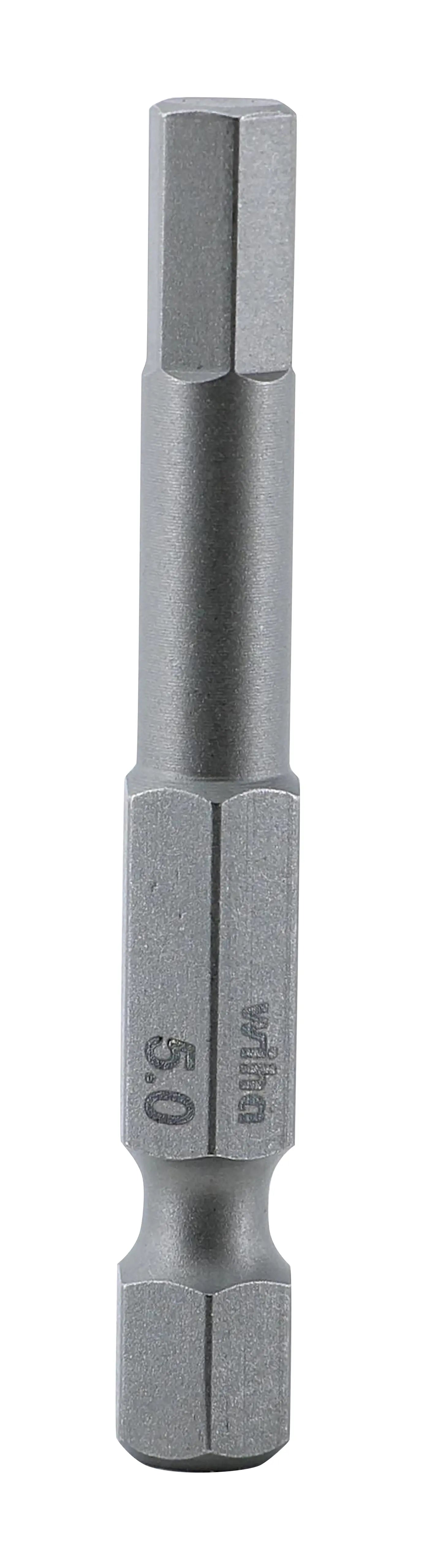 Wiha 74350, Hex Metric Power Bit 5.0 x 50mm Wiha