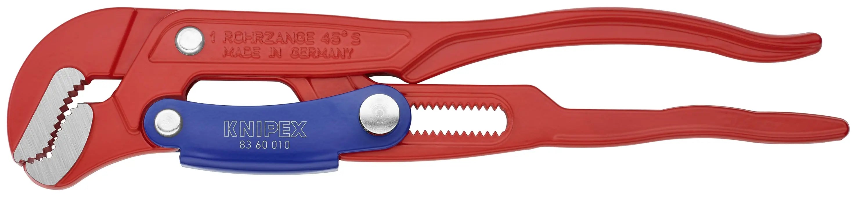 Knipex 83 60 010 KN | Swedish Pattern Pipe Wrench, S-Shape Fast Adjust Knipex