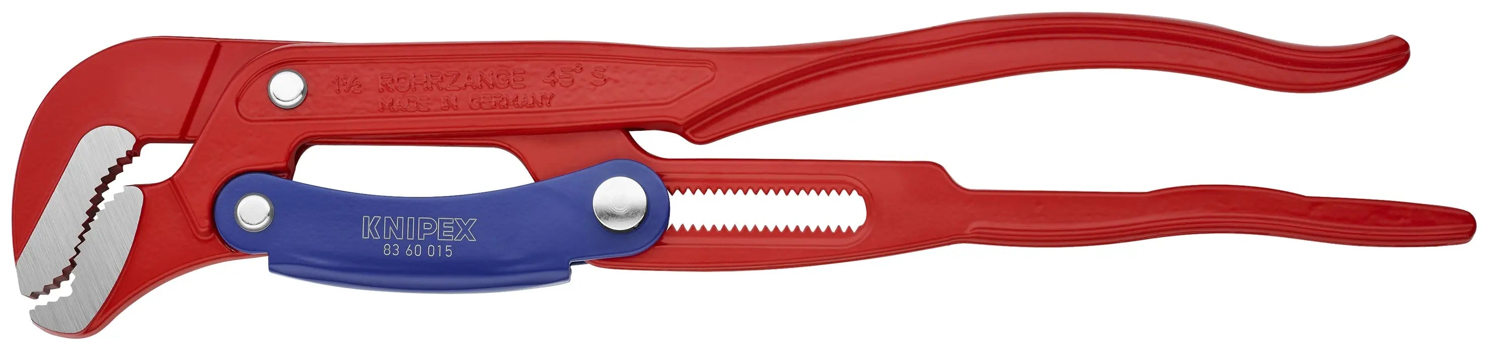 Knipex 83 60 015 KN | Swedish Pattern Pipe Wrench, S-Shape Fast Adjust Knipex