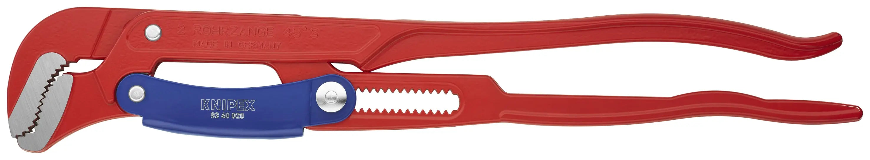 Knipex 83 60 020 KN | Swedish Pattern Pipe Wrench, S-Shape Fast Adjust Knipex