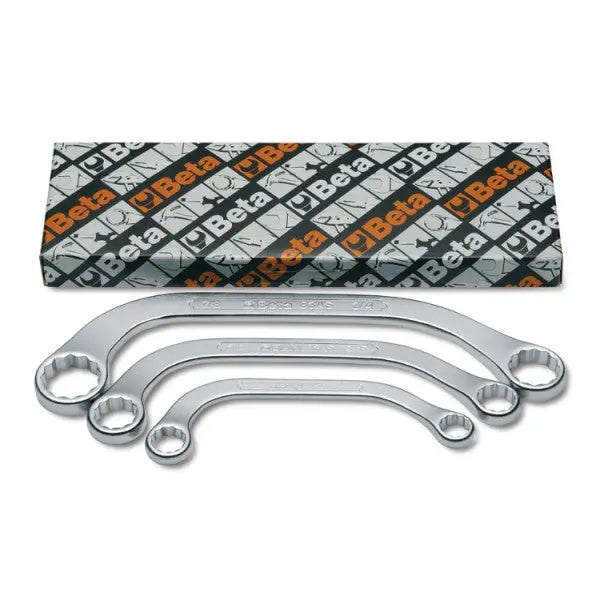 Beta Tools (Article# 83AS/3) Set of 3 Bi-Hexagon Ring Wrenches for Starters - BT 000830181 