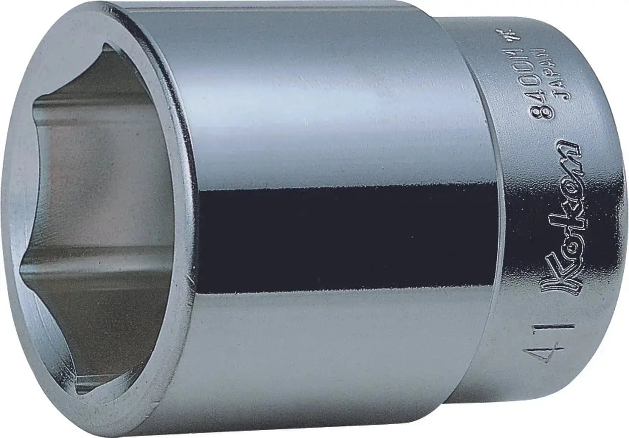 Ko-ken Tools 1 in Square Drive 6-Point Socket, 37mm - 8400M-37