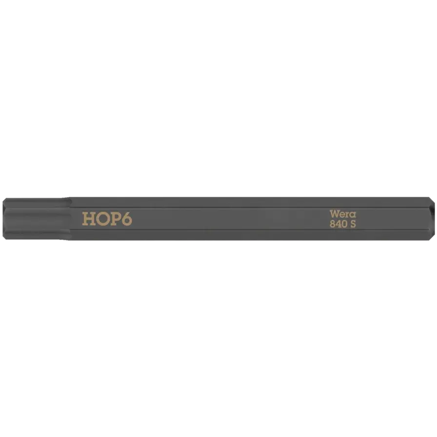 Wera 840 S Hex-Plus Bit for Impact Screwdrivers, Tip Size 4mm - WE 05018151001 