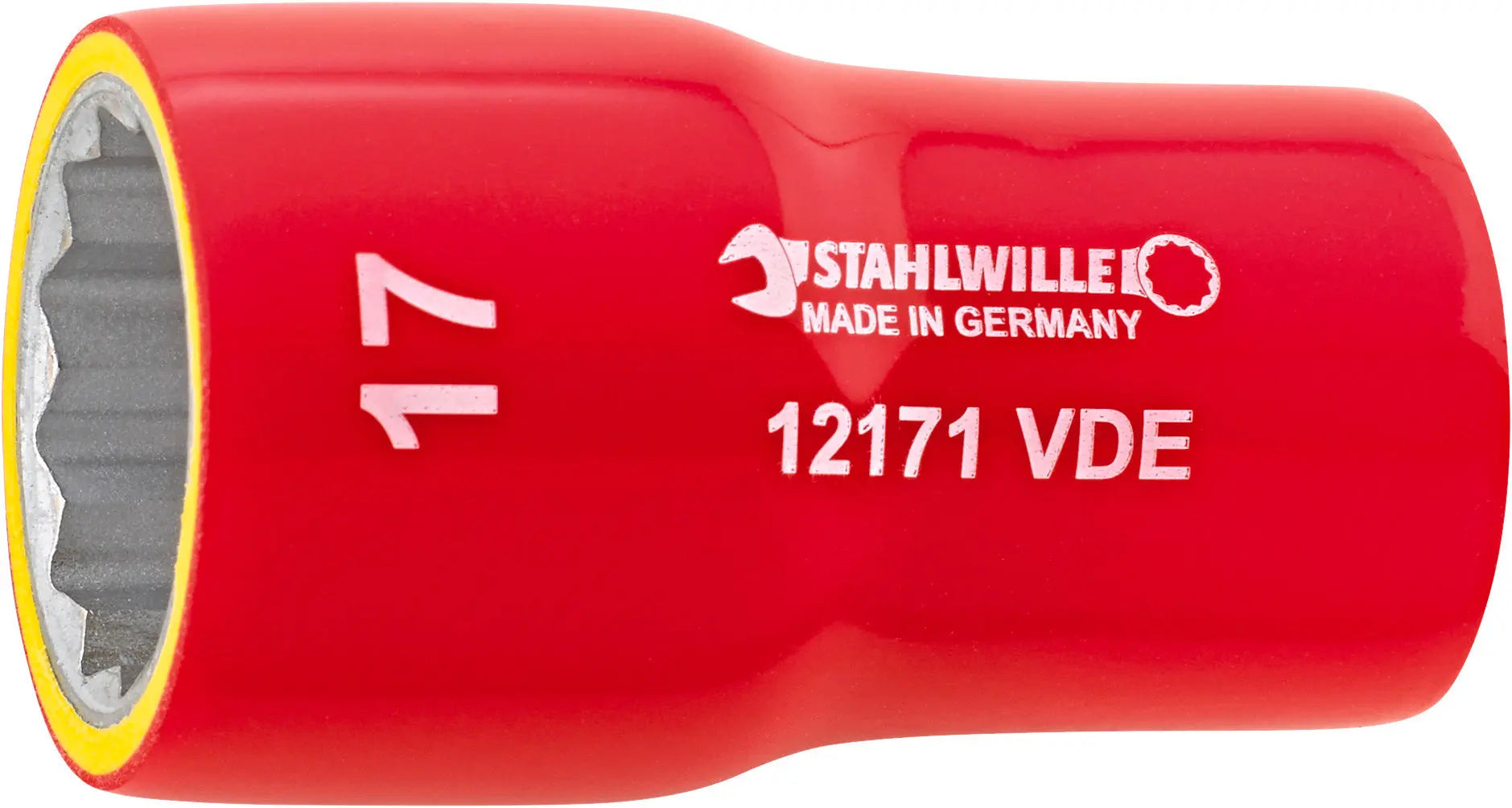 Stahlwille 3/8 in Bi-Hexagon Drive VDE Socket, 12mm - ST 02380012 Stahlwille