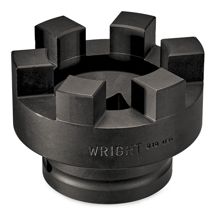 Wright Tool 1-1/2 in Drive Standard SAE Black Oxide Castellated/Socket Wrench, 2-3/4 in - WT 848C44 Socket Wright Tool