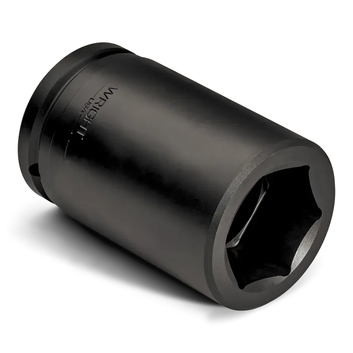 Wright Tool 1-1/2 in Drive 6-Point Deep SAE Black Oxide Impact Socket, 4-1/16 in - WT 84965 Socket Wright Tool