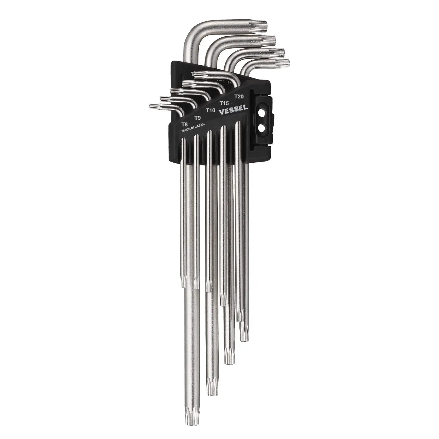Vessel Tools Set of 9 Tamper-Proof Torx Wrench - VL 8509TXHU Vessel Tools