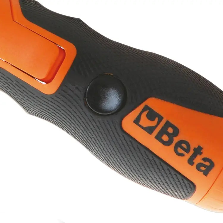 Beta Tools (Article# 855P) Reversible Ratchet Bit Holder with Articulated Handle and 7 Built-in Bits - BT 008550011 