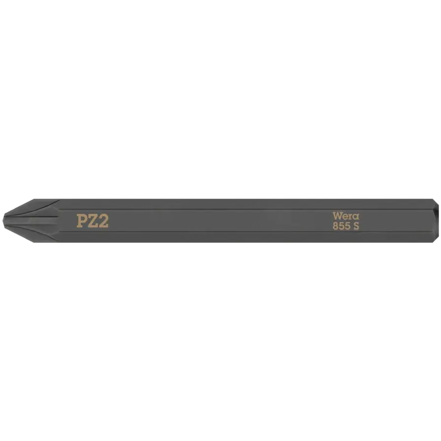 Wera 855 S Pozidriv Bit for Impact Screwdrivers, Tip Size PZ3 - WE 05018165001 