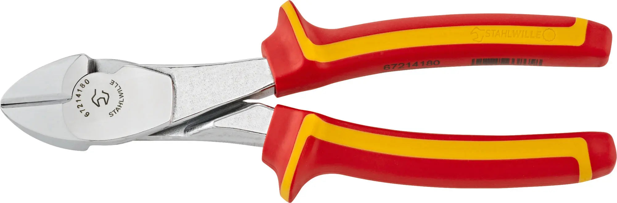 Stahlwille VDE Heavy-Duty Side Cutter, 12 x 30mm - ST 67214180 Stahlwille
