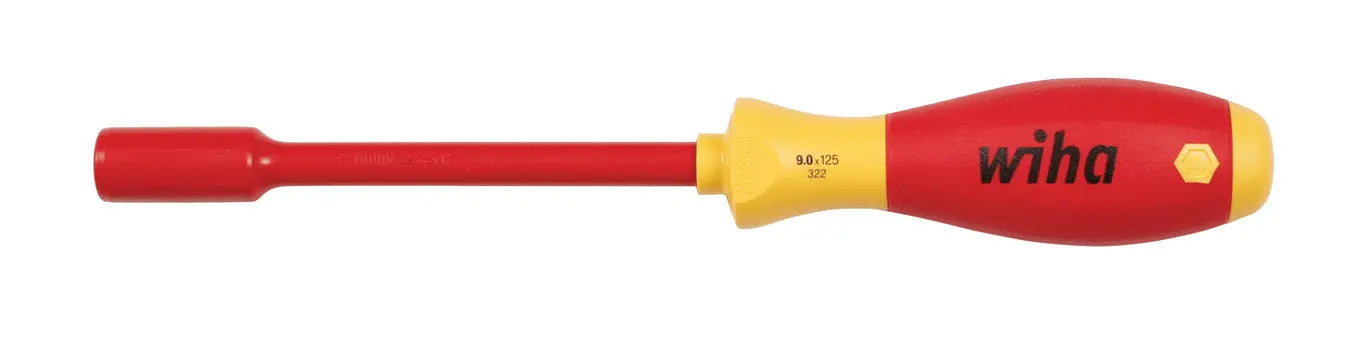 Wiha 32224, Insulated Metric Nut Driver 9.0mm Wiha