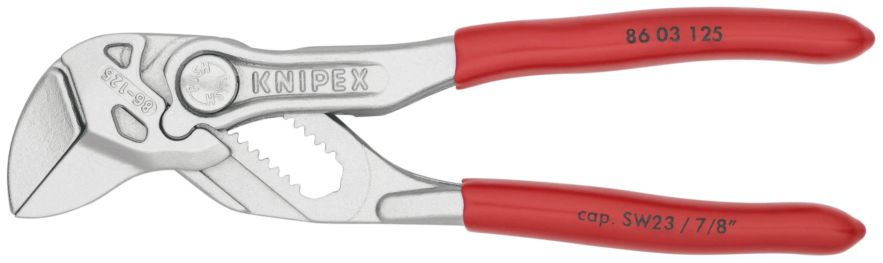 Knipex 86 03 125 KN | Mini Pliers Wrench, Chrome Knipex