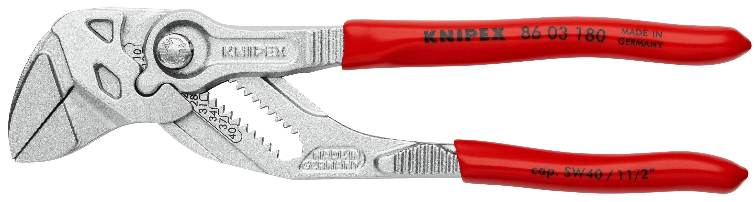 Knipex 86 03 180 KN | Pliers Wrench, Chrome Knipex