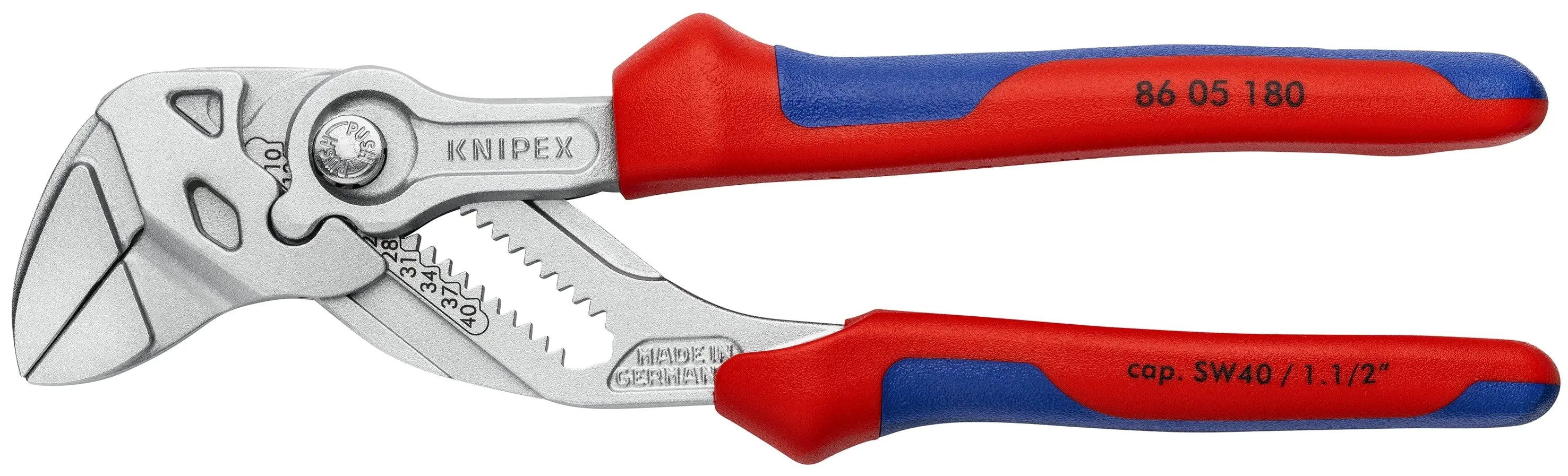 Knipex 86 05 180 KN | Pliers Wrench, Chrome, Multi-Component Knipex