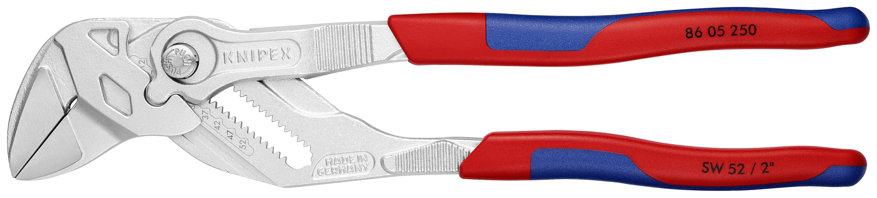 Knipex 86 05 250 SBA KN | Pliers Wrench, Chrome, Multi-Component Knipex