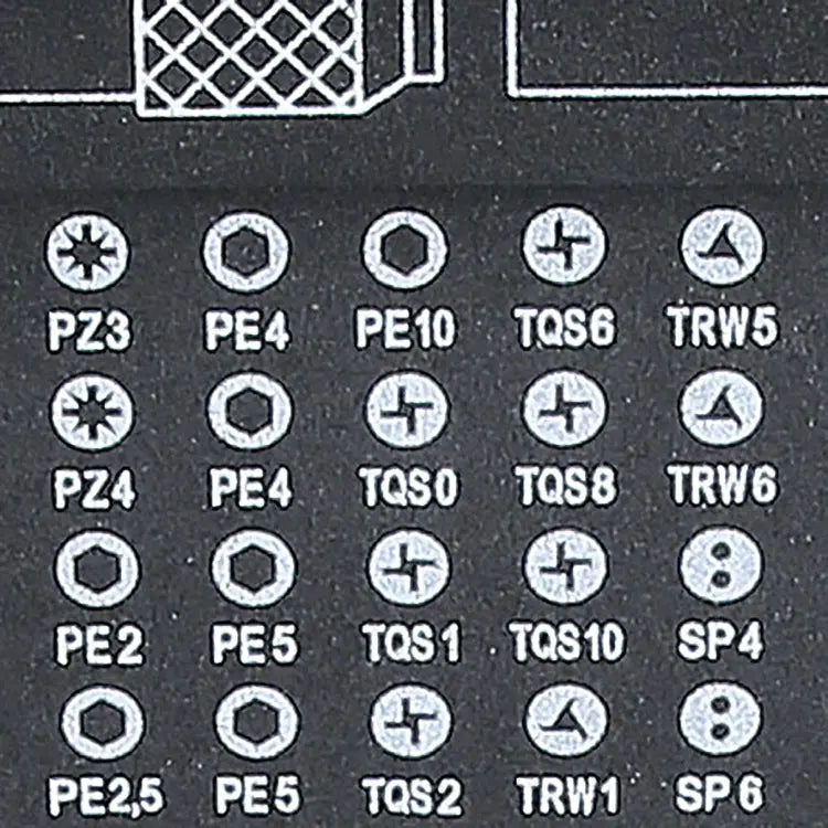 Beta Tools (Article# 861/C100) Set of 2 Bit Holders and 98 Bits with Case - BT 008616998 