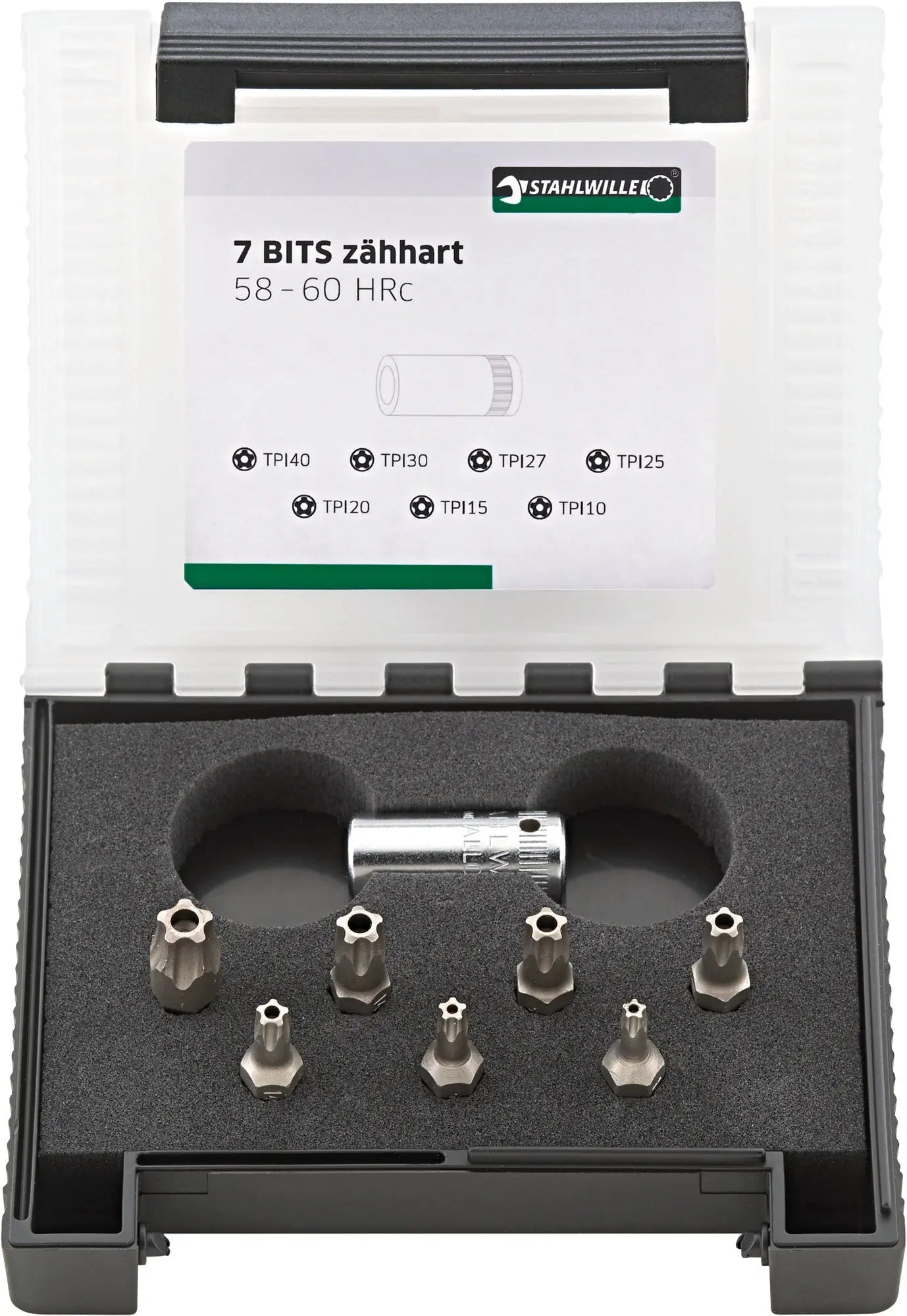 Stahlwille Set of 8 5-Star Bit Box - ST 96081113 Stahlwille