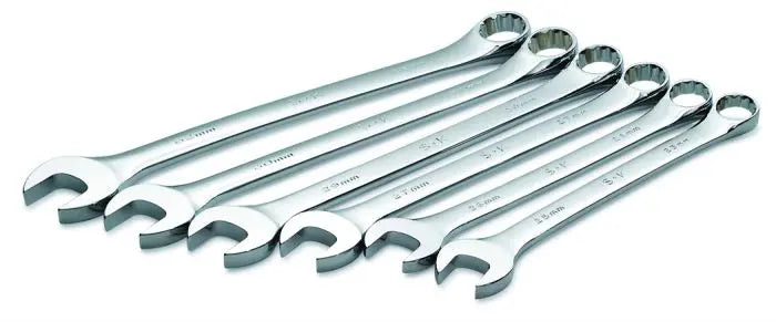 SK Tools - Set Wrench Combination Rg Flpl 12pt Metric 6pc - 86226 SK Tools
