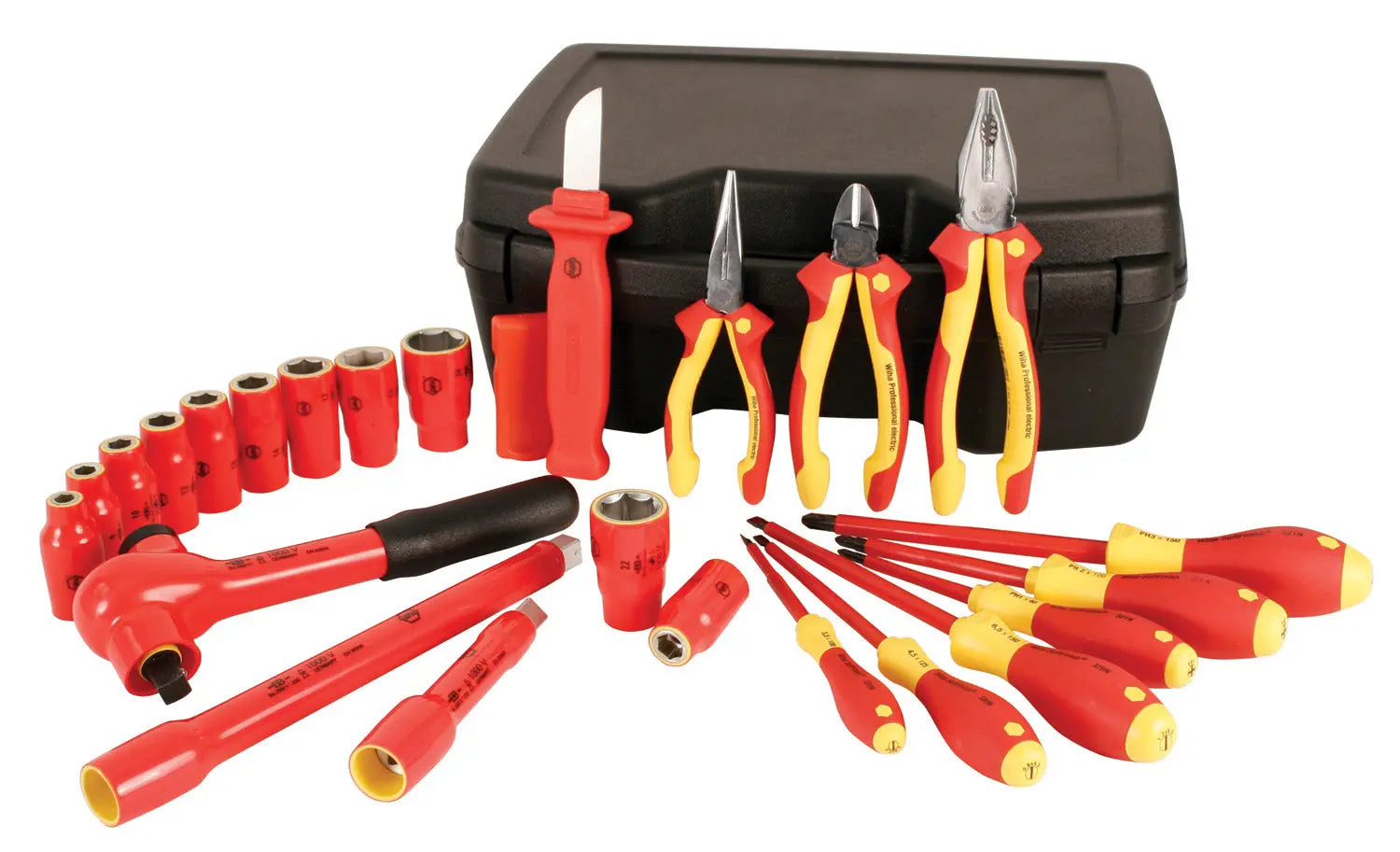 Wiha 31691, Insulated 1/2" Drive Socket 24 Pc. Set Wiha