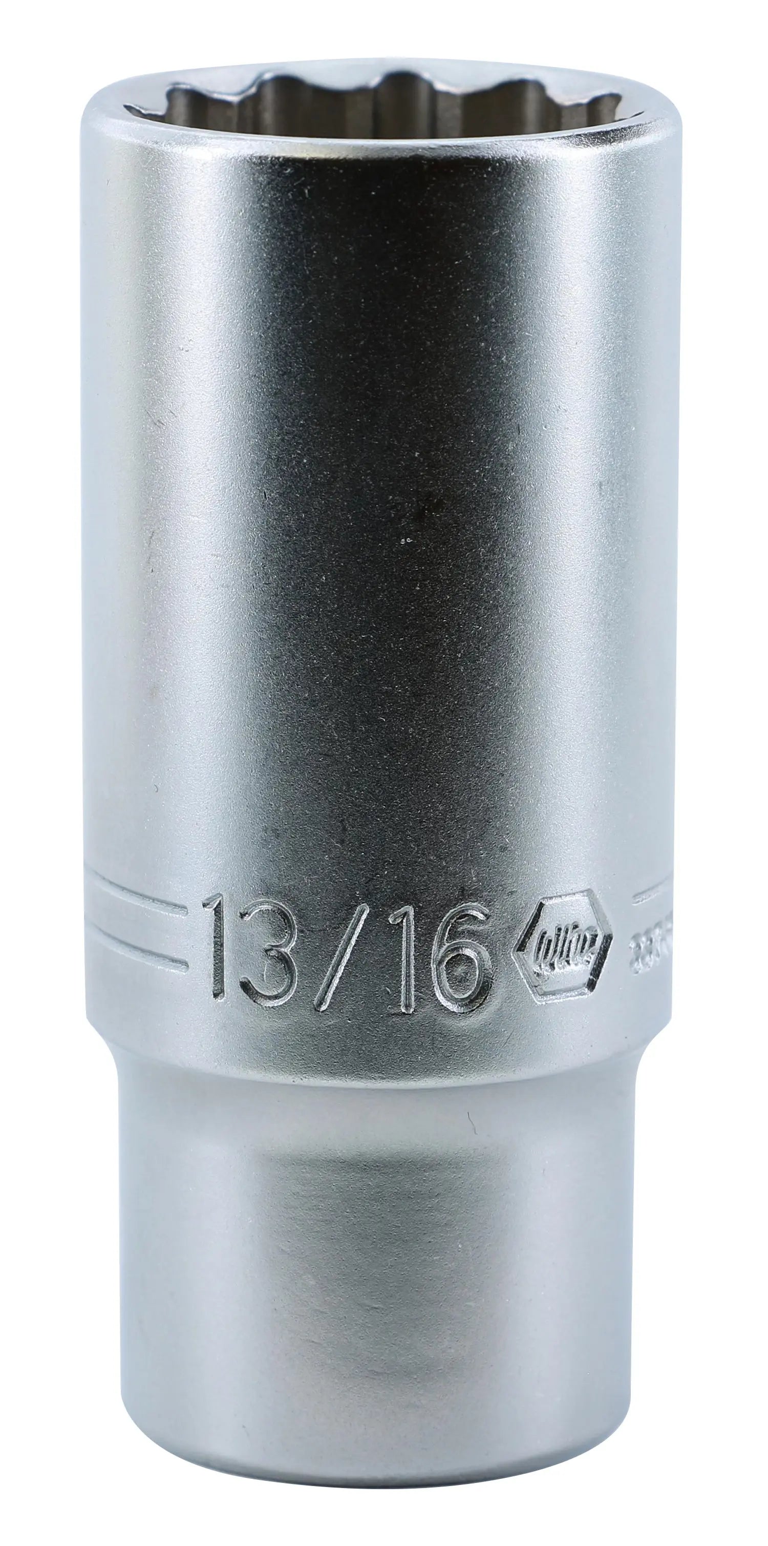 Wiha 33748, 3/8" Drive Deep Socket, 12 Point, 13/16" Wiha