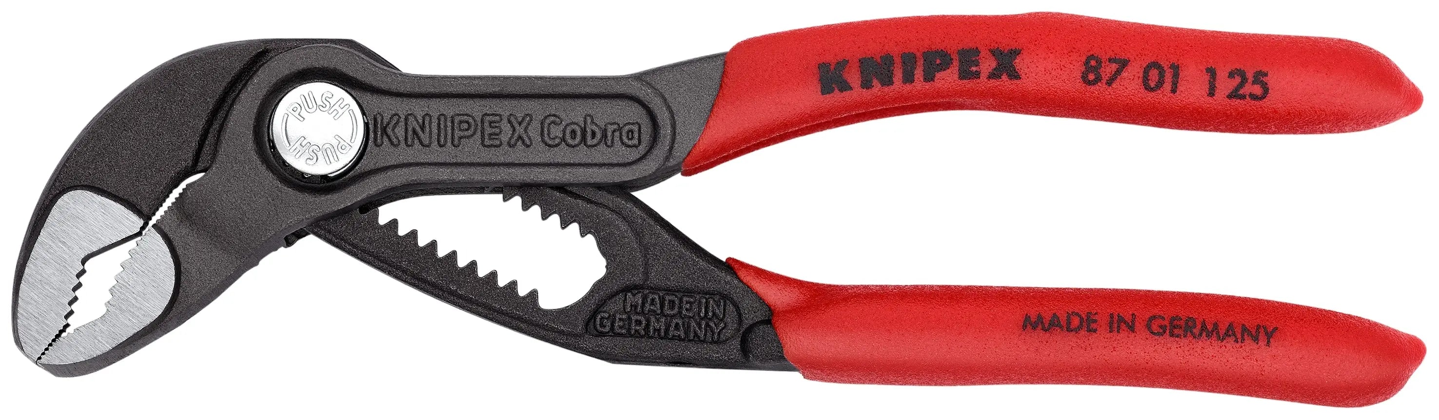 KNIPEX 3 Pc Cobra Water Pump Pliers Set in Tool Roll - 00 19 55 S8 Knipex