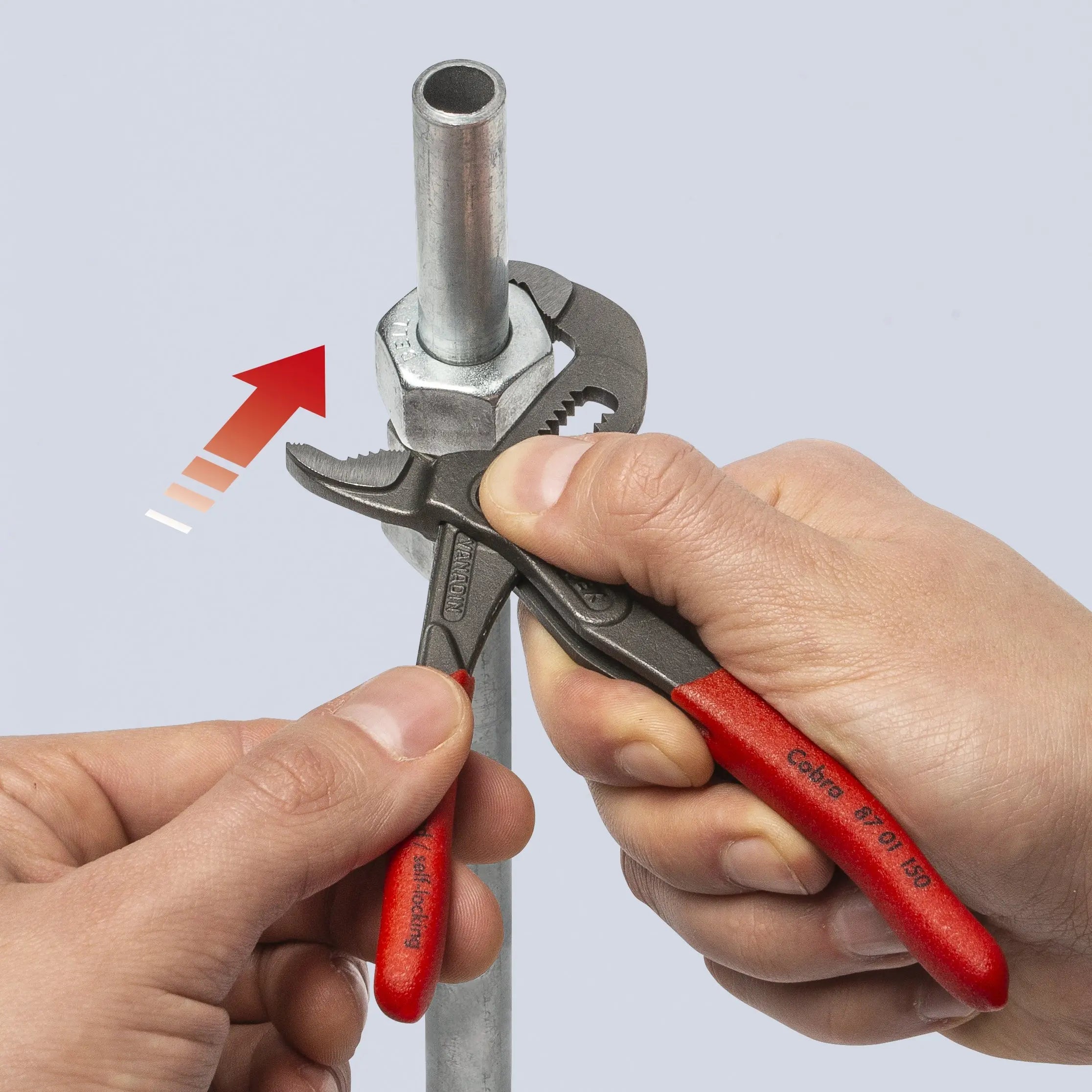 KNIPEX 3 Pc Cobra Water Pump Pliers Set in Tool Roll - 00 19 55 S9 Knipex