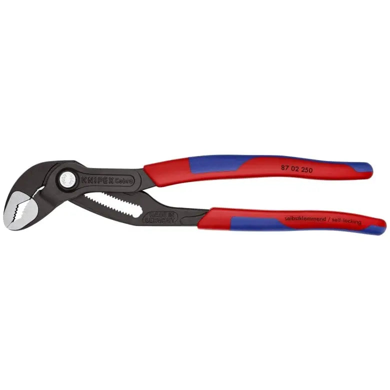 Knipex Set of 3 Cobra Water Pump Pliers, 7-1/4, 10, 12 in - KN 9K 00 80 05 US Knipex