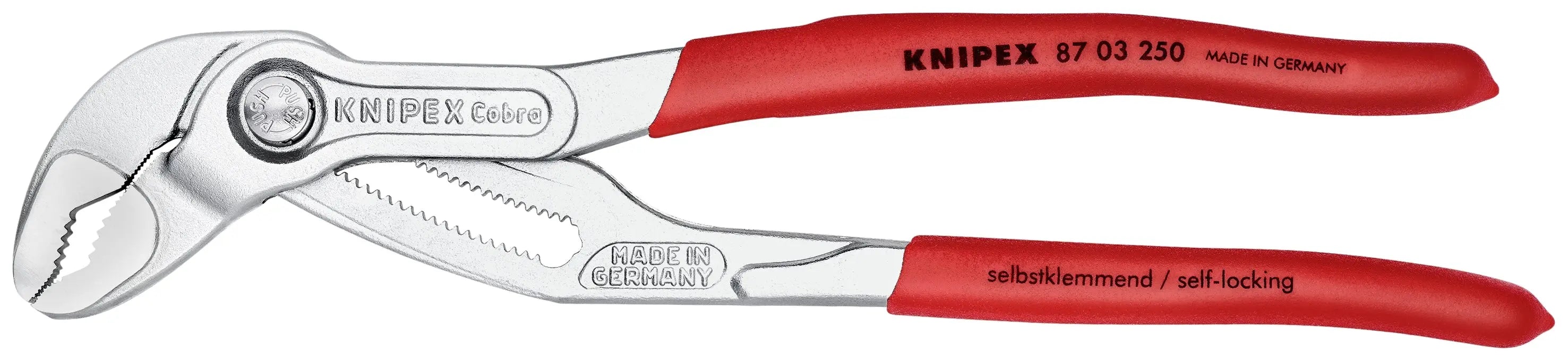 Knipex 87 03 250 KN | Cobra Water Pump Pliers, Chrome Knipex