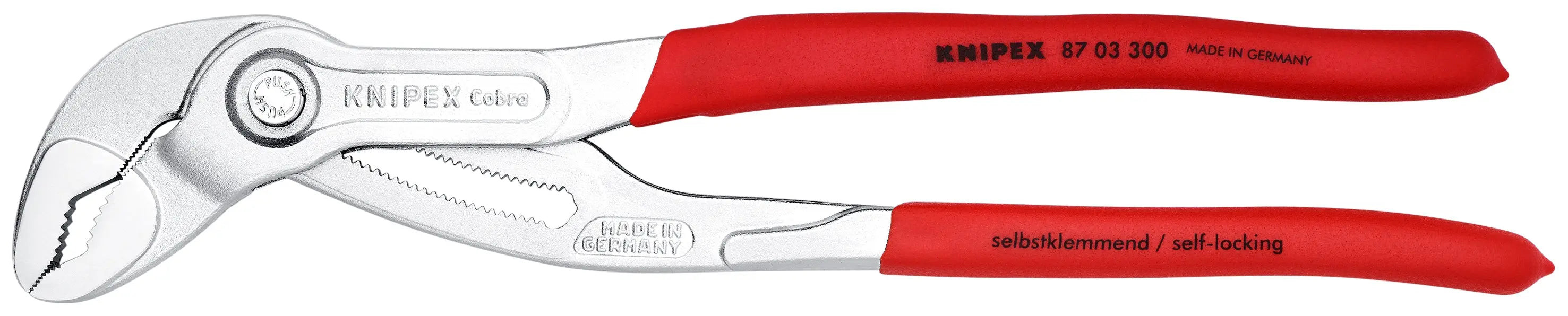 Knipex 87 03 300 KN | Cobra Water Pump Pliers, Chrome Knipex