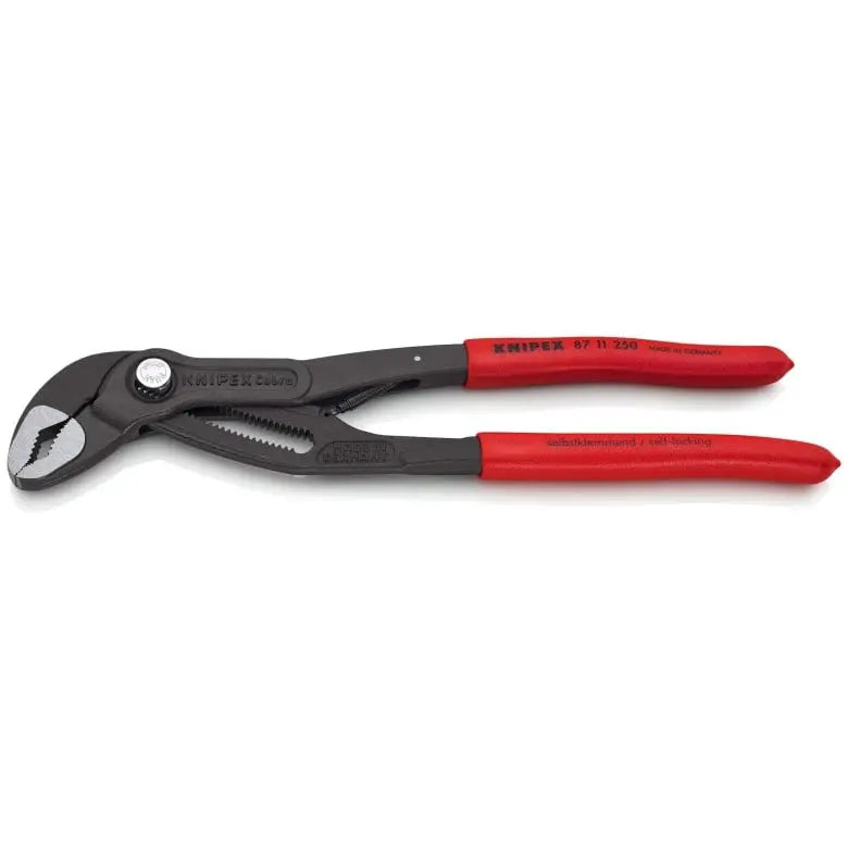 Knipex Cobra Automatic Adjustment Water Pump Plier, 10 in - KN 87 11 250 SBA Knipex