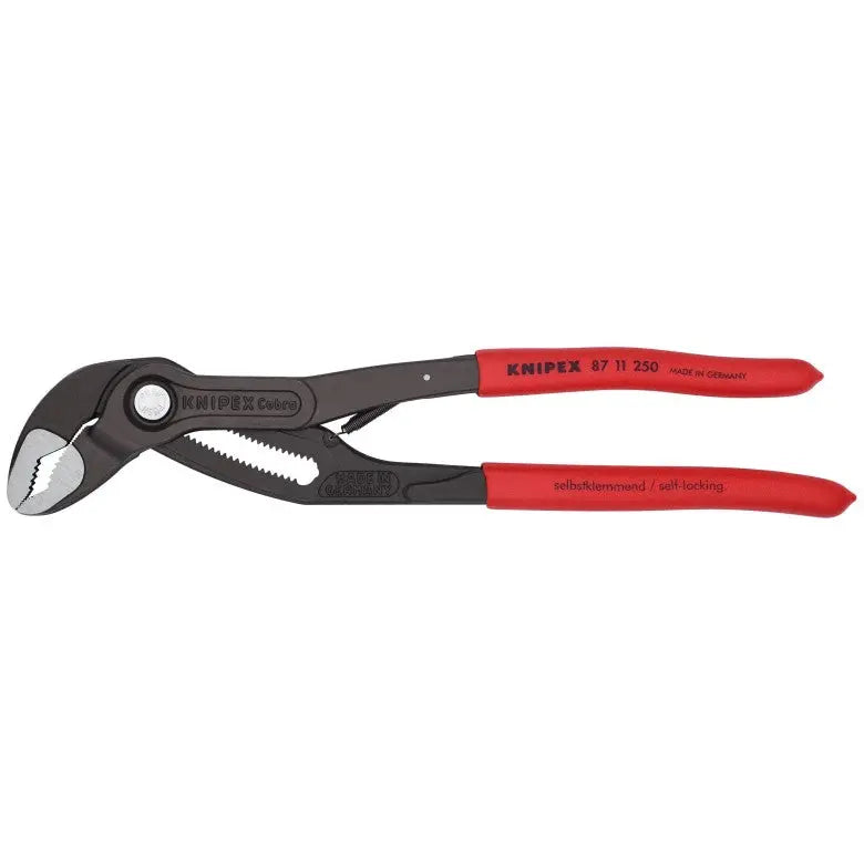 Knipex Cobra Automatic Adjustment Water Pump Plier, 10 in - KN 87 11 250 SBA Knipex