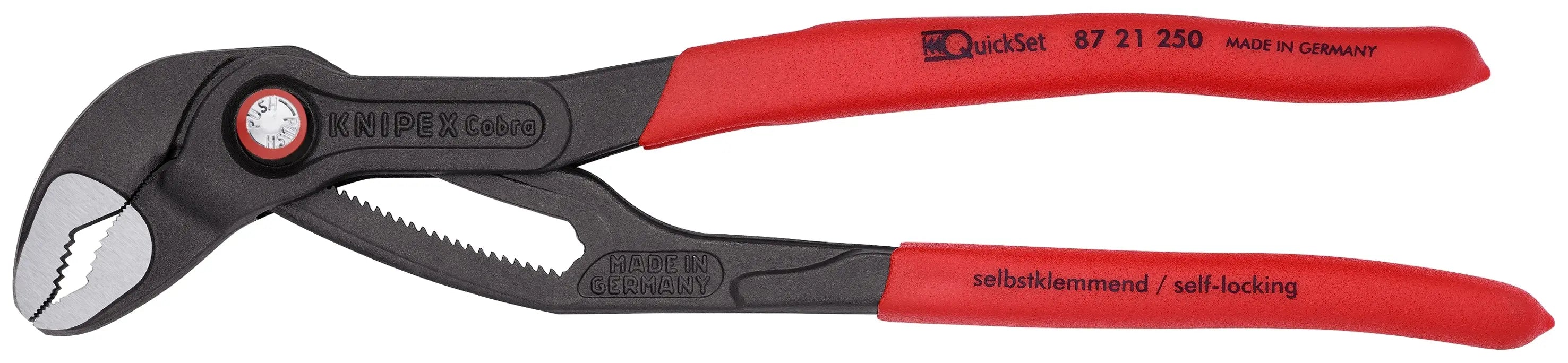 Knipex 87 21 250 KN | Cobra QuickSet Pump Pliers Knipex