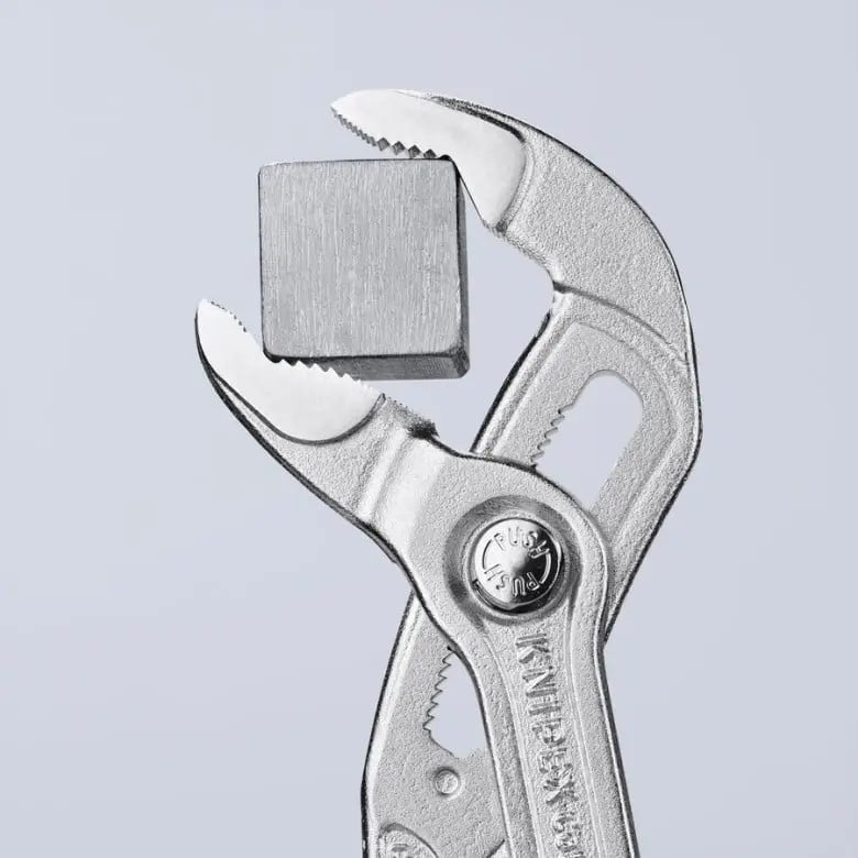 Knipex Cobra 1000V Insulated High-Tech Tethered Attachment Water Pump Plier, 10 in - KN 87 26 250 T Knipex