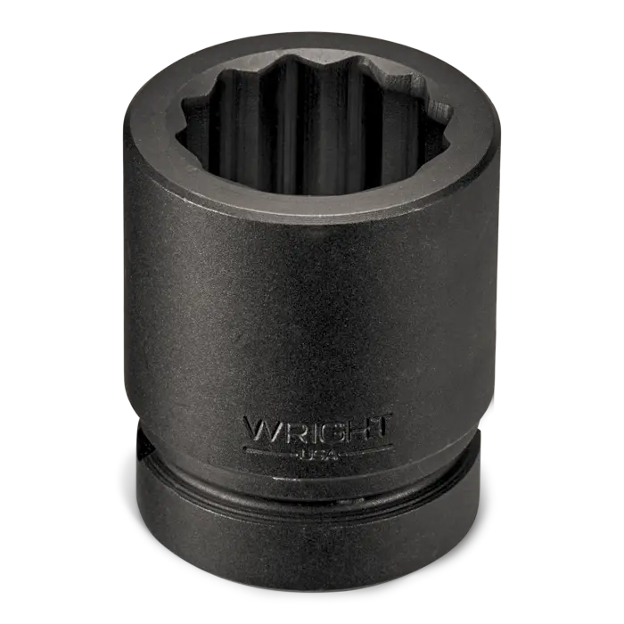 Wright Tool 3/4 in Drive 12-Point Standard Metric Black Oxide Impact Socket, 38mm - WT 67H-38MM Socket Wright Tool