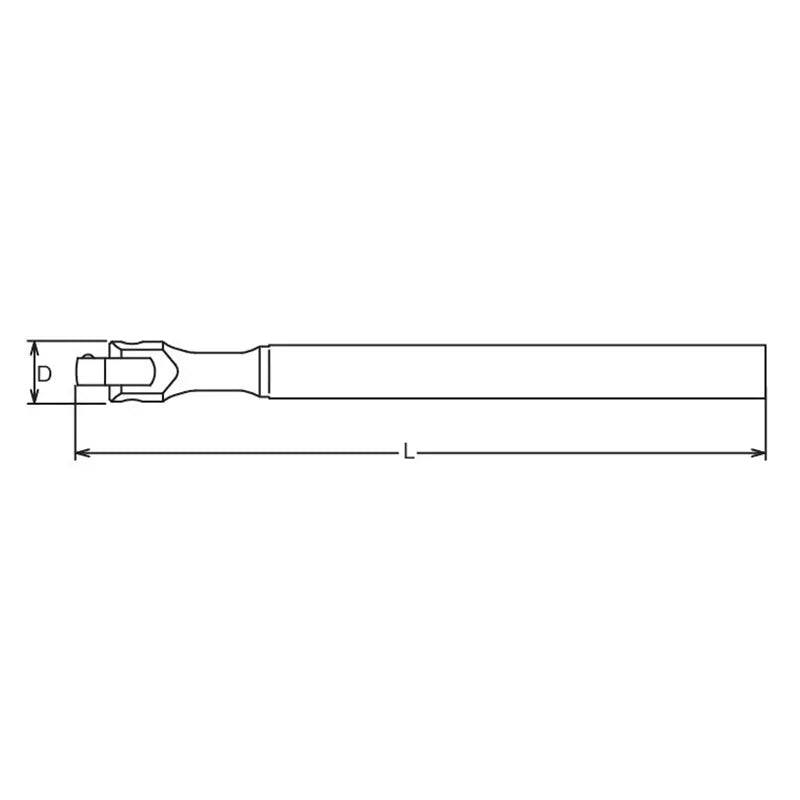 Ko-ken Tools 1 Sq. Dr. Hinge Head Length 200mm Ko-ken Tools
