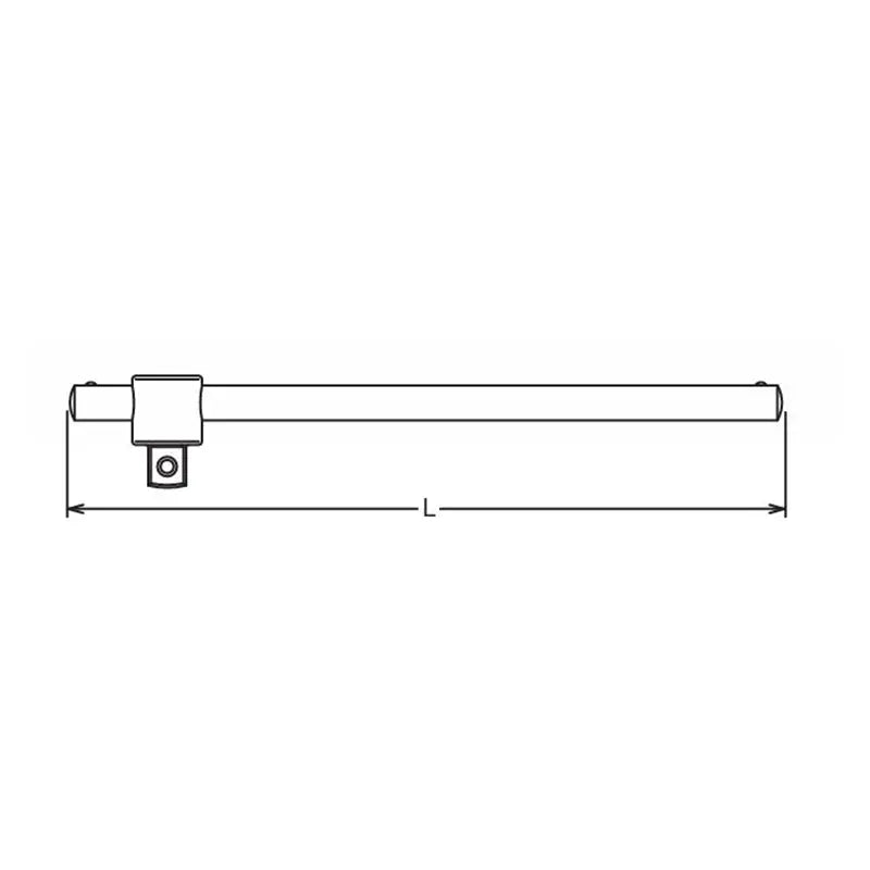 Ko-ken Tools 1 Sq. Dr. Sliding T Handle Length 550mm Ko-ken Tools