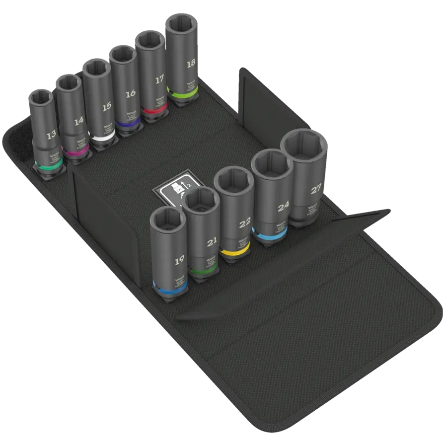 Wera Set of 11 8790 C Impaktor Deep Socket - WE 05004841001 
