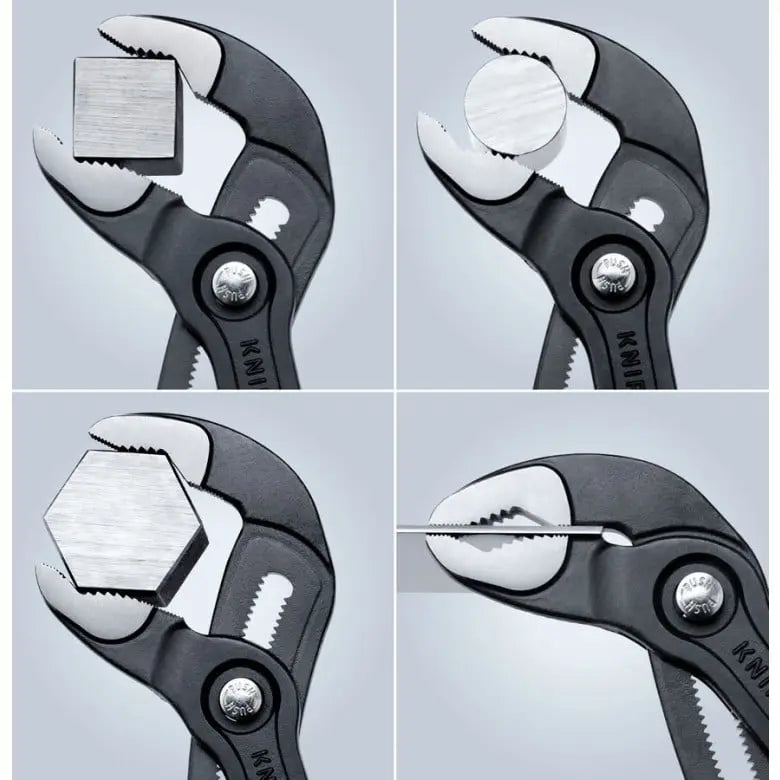 Knipex Set of 3 Cobra Water Pump Pliers, 7-1/4, 10, 12 in - KN 9K 00 80 05 US Knipex