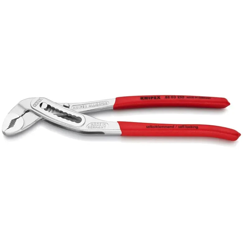 Knipex Alligator Water Pump Plier, 10 in, Height 1/2 in - KN 88 03 250 Knipex