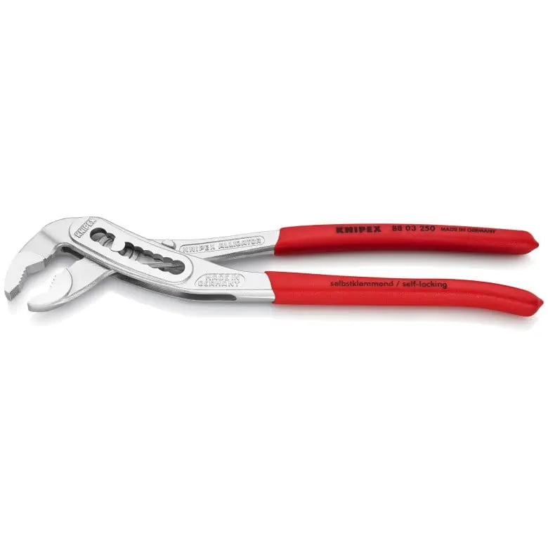 Knipex Alligator Water Pump Plier, 10 in, Height 1/2 in - KN 88 03 250 Knipex