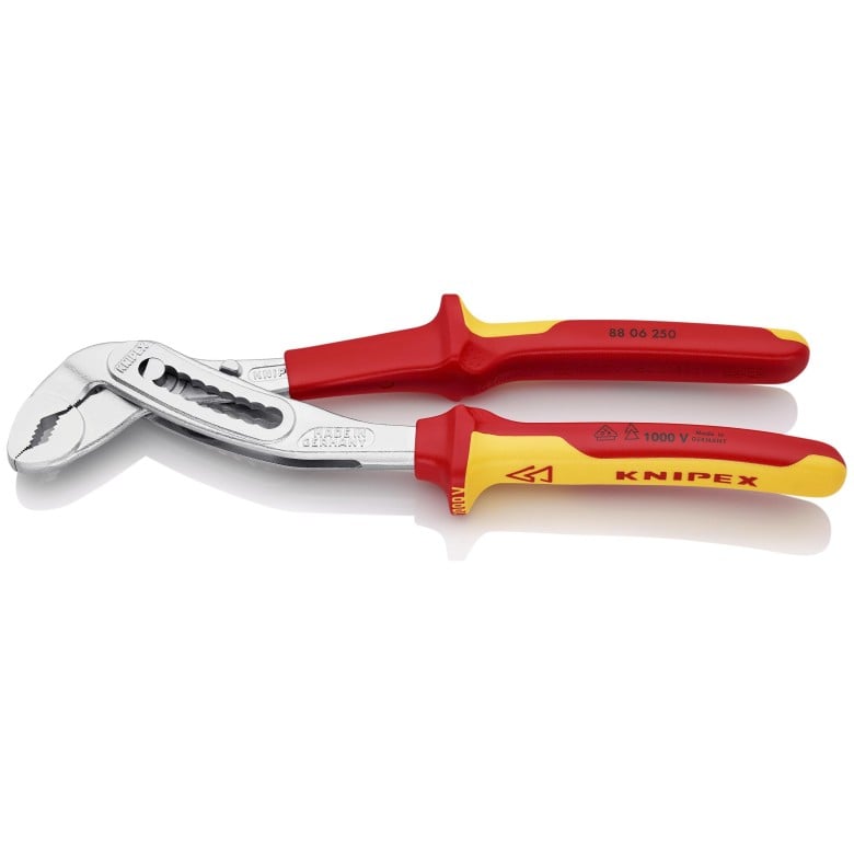 Knipex Alligator 1000V Insulated Water Pump Plier, 10 in - KN 88 06 250