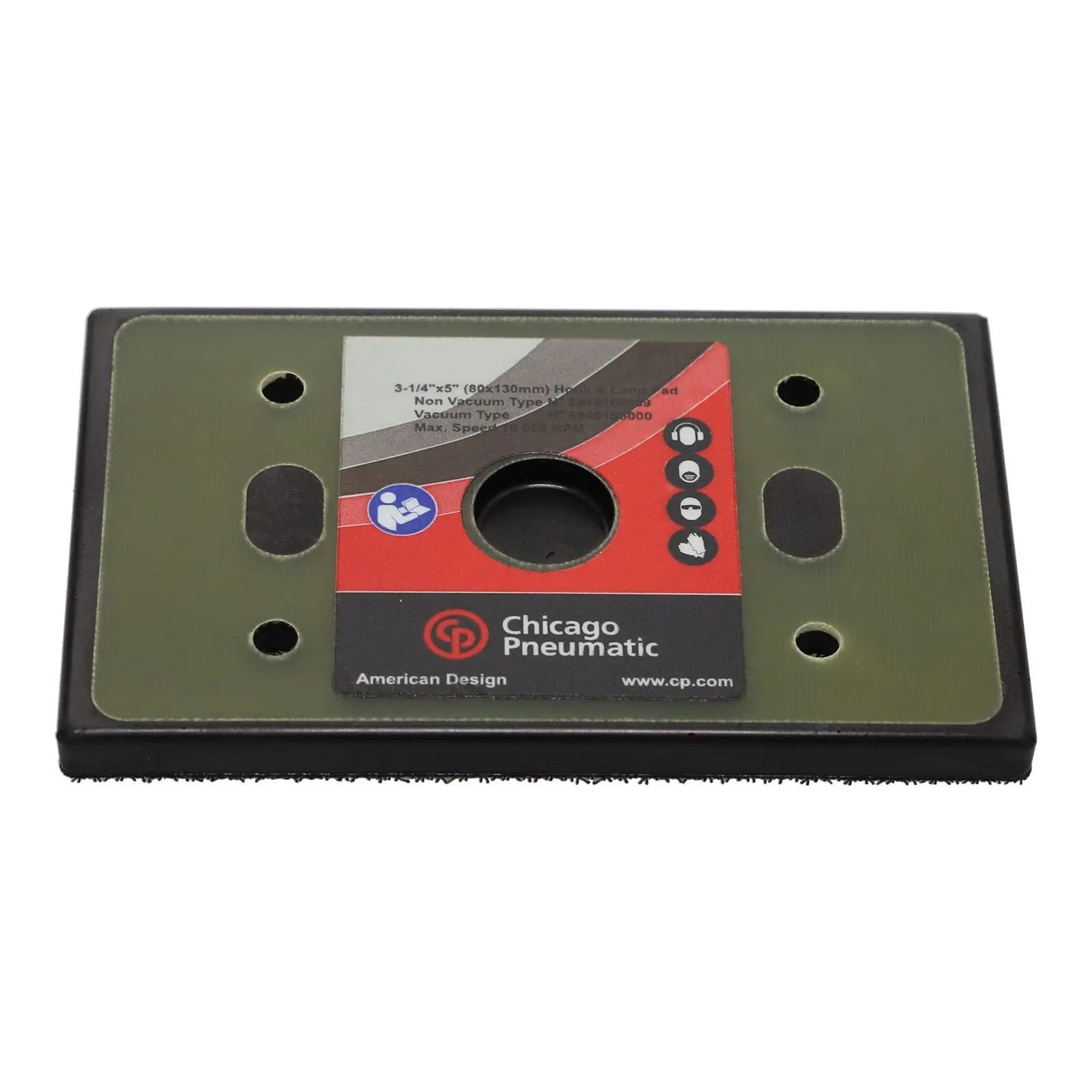 Chicago Pneumatic 80 x 130mm Non Vacuum Hook and Loop Pad - CP 8940168999 Chicago Pneumatic