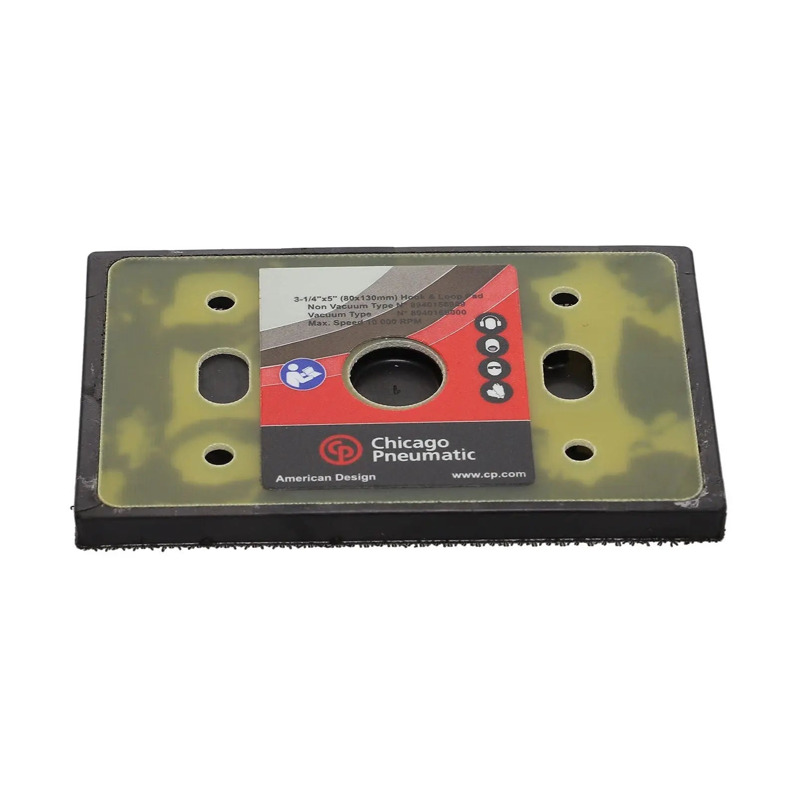 Chicago Pneumatic 80 x 130mm Vacuum Hook and Loop Pad - CP 8940169000 Chicago Pneumatic