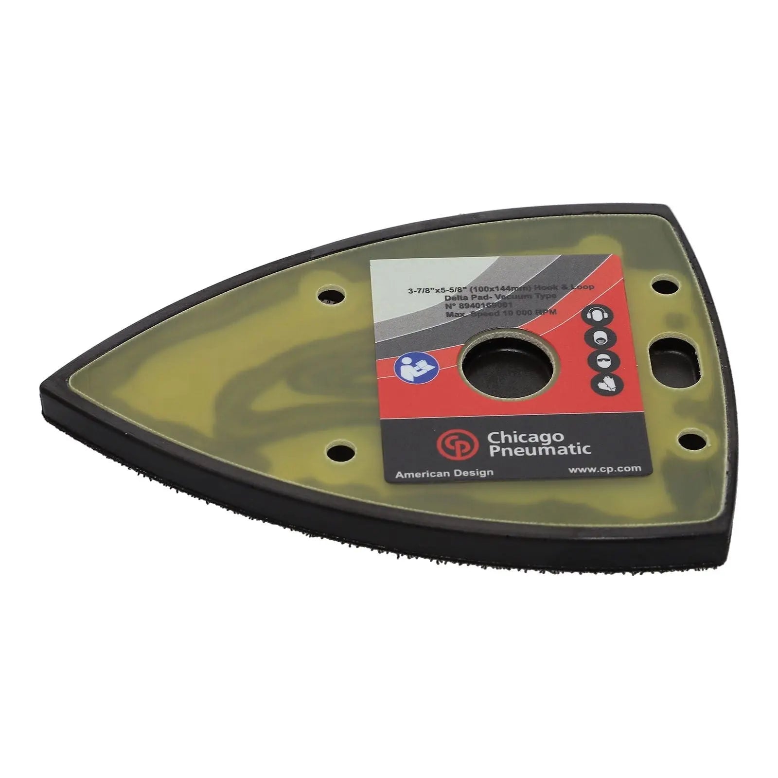 Chicago Pneumatic 100 x 144mm Vacuum Hook and Loop Pad - CP 8940169001 Chicago Pneumatic