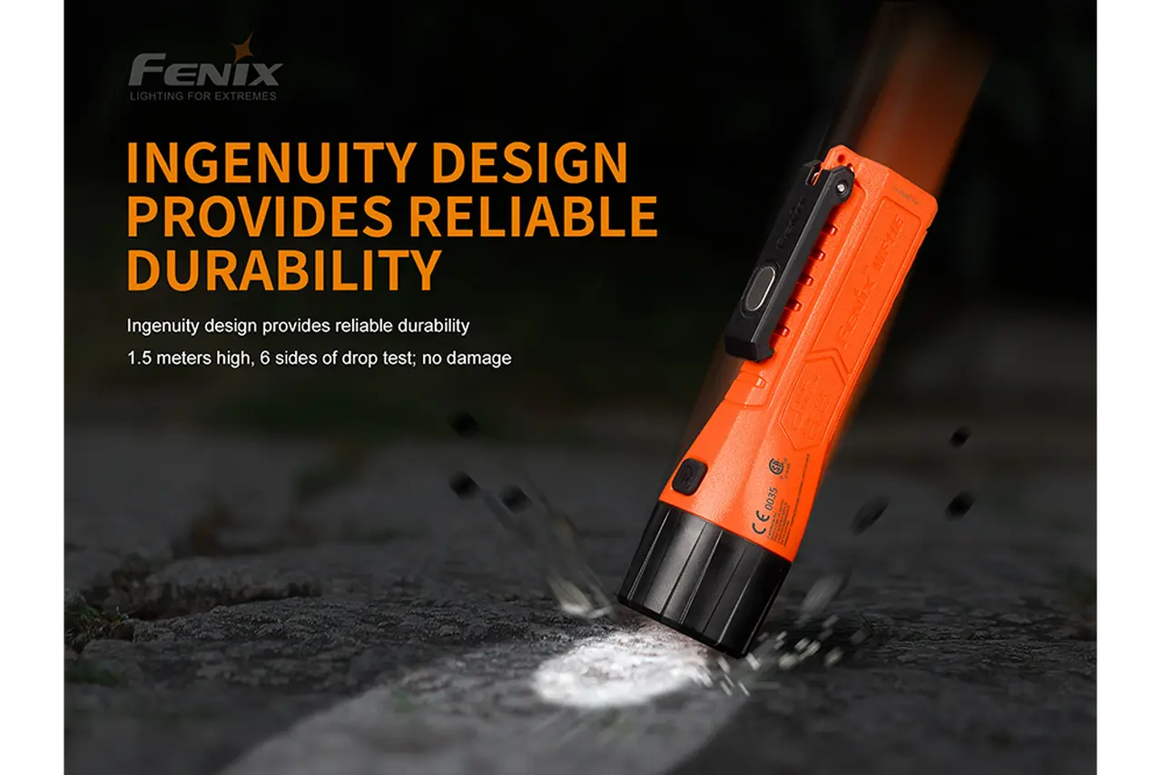 Fenix 200 Lumen AA Intrinsically Safe Flashlight - F FX-WF11E Fenix
