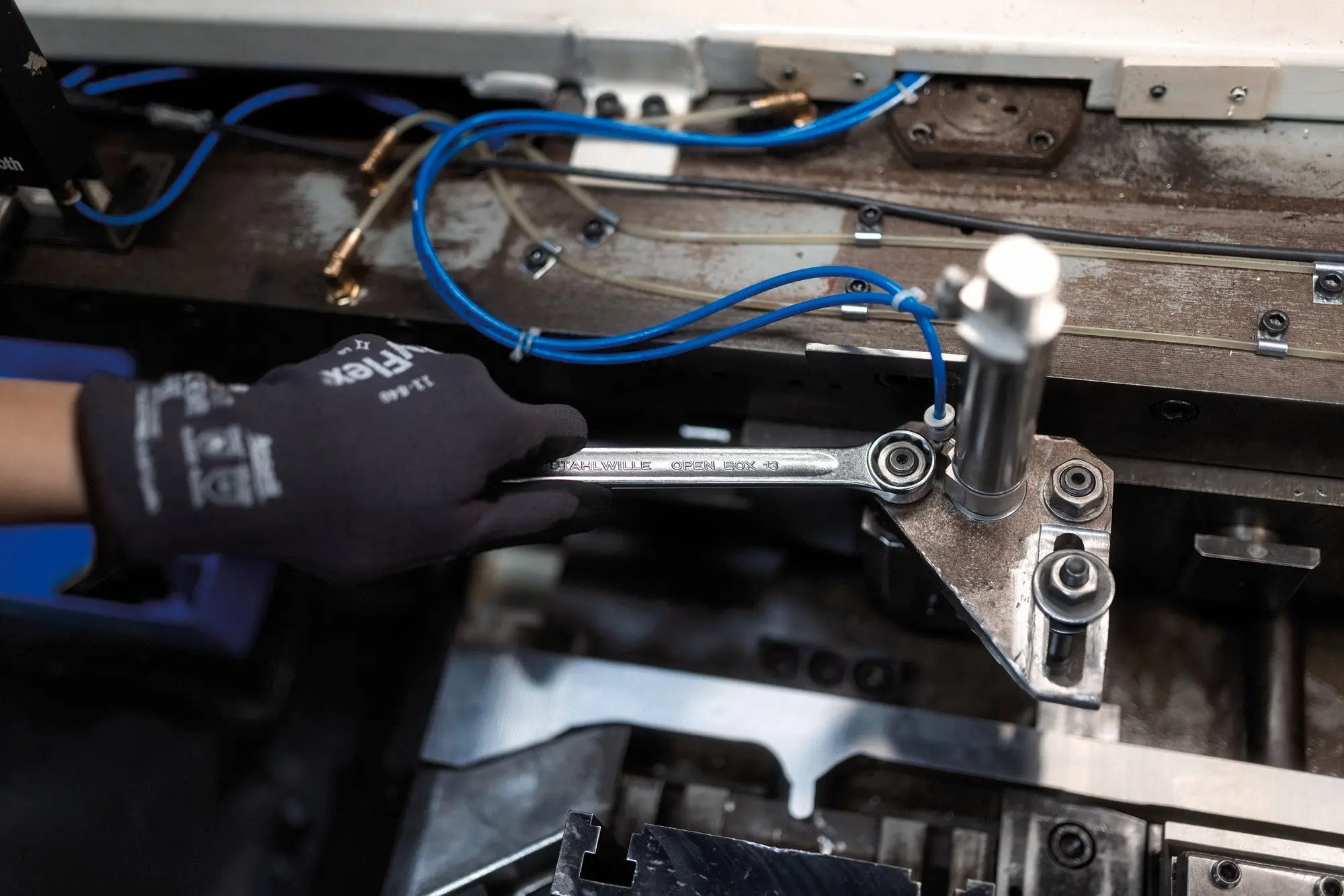 Stahlwille Combination Wrench, 7mm x 7mm - ST 40080707 Stahlwille